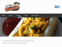 Tablet Screenshot of meanpoutine.ca